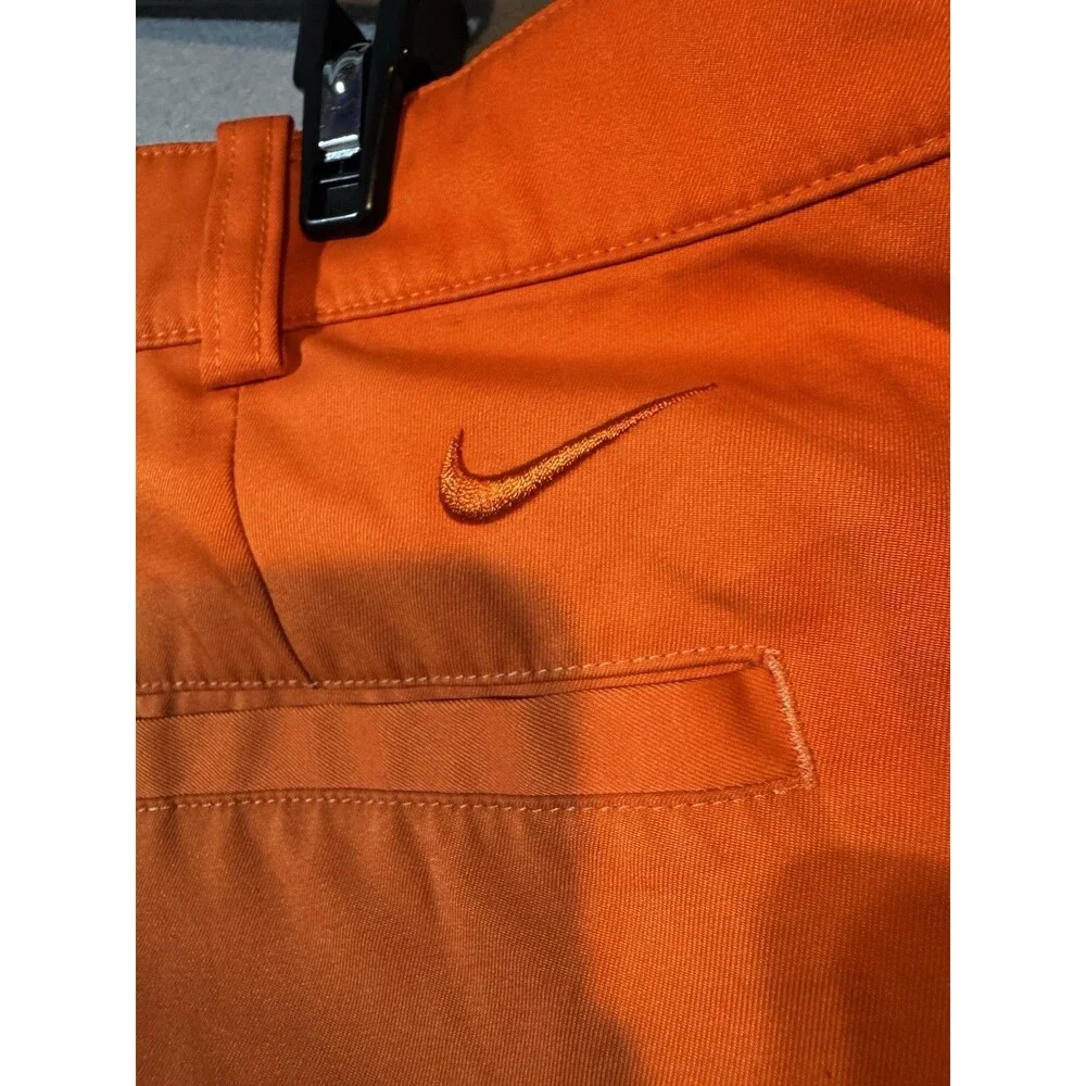 Nike Golf Shorts with Dri-FIT Technology in Orange- Size 36 Men's